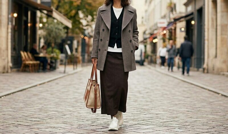 骨格ストレートの冬服おすすめコーディネート